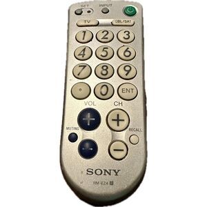 Remote Control Universal Sony RM-EZ4 Big Button 2 Device Silver Original Tested‎